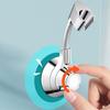 Держатель для душа на присоске Регулируемый держатель насадки для душа Ручной держатель с насадкой Без ударов Многоугольный поворотный кронштейн для душа