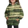 Girls' Hooded Tie- Sweatshirt - Pullover Print Top