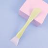 1Pcs Silicone Facial Mask Brush Soft Head with Scraper Integrated Dual-use Mud Film Brush DIY Film Adjusting Beauty Tool Beauty