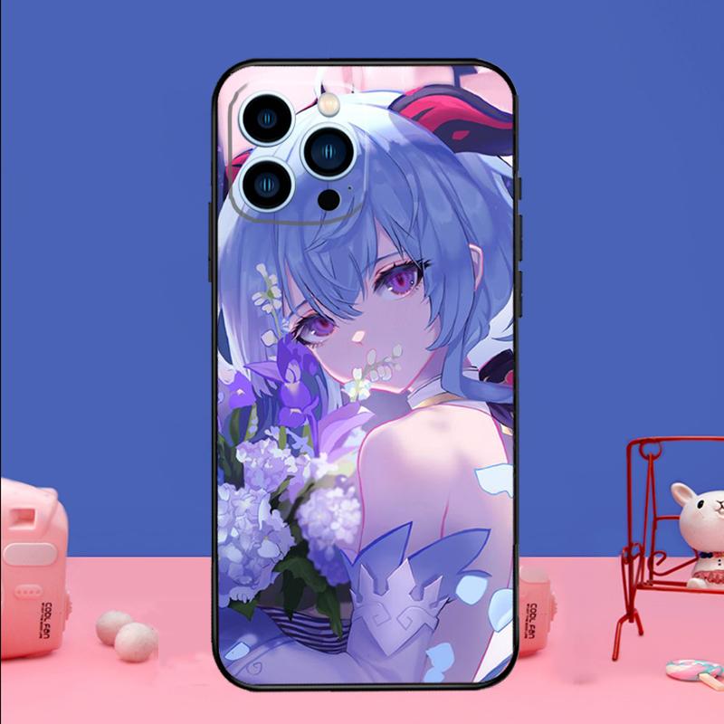 Genshin Impact GanYu Game Phone Case For iPhone 16 15 14 13 12 11 17 Pro Max Plus 12 13 mini 16e 17 Air Bumper Cover
