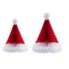 Honeycomb Ball Christmas Hat Christmas Tree Decoration Lantern Paper Flower Pendant