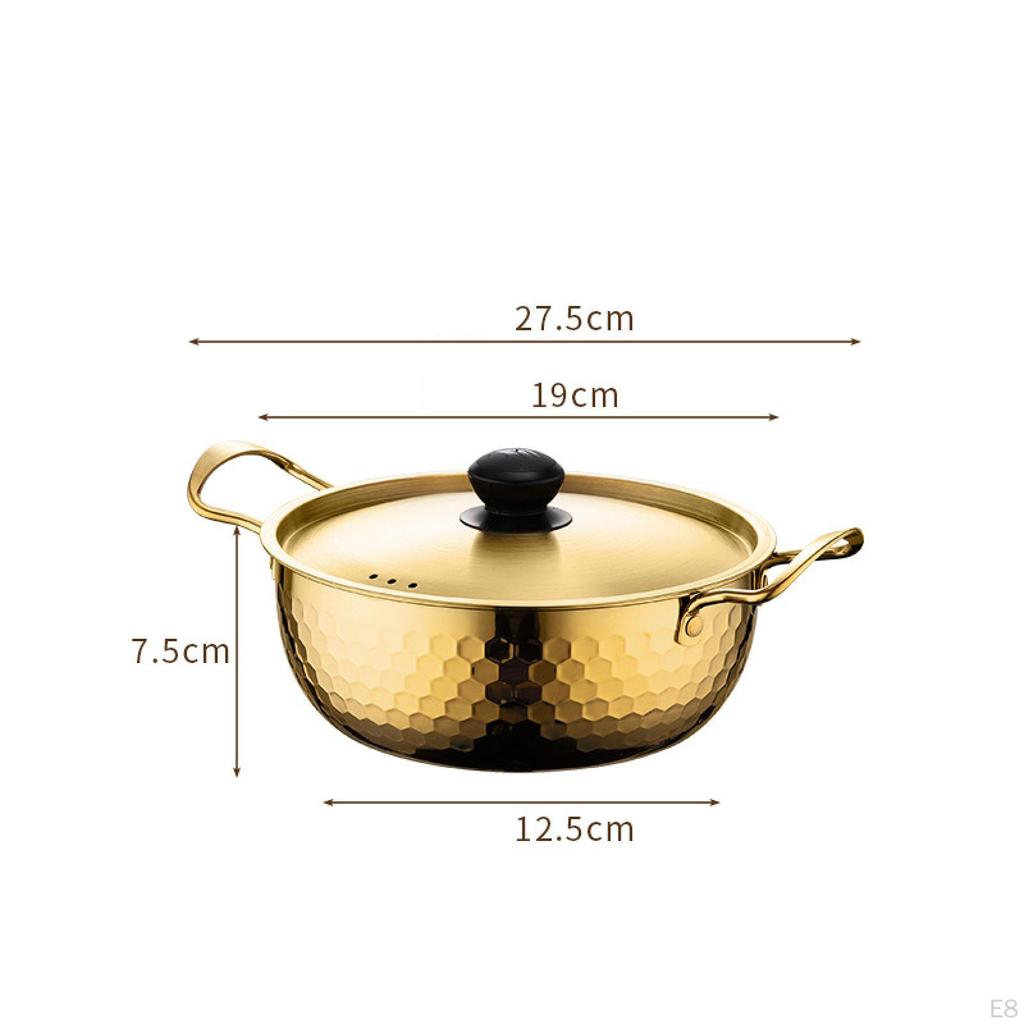 Stainless Steel Ramen Pot for Outdoor Cooking