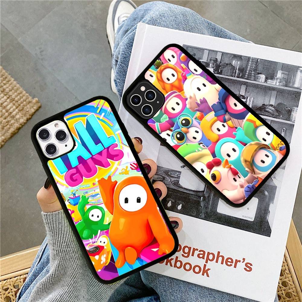 F-Fall G-Guys Party Game PC+TPU Shockproof Protective Phone Case For IPhone17 14 15 16 Pro Max 13 12 11 17 Air