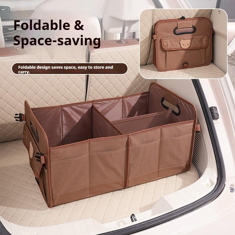 Car Trunk Storage Box Multifunctional Car Storage Box Oxford Cloth Large Capacity Car Storage Box