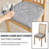 Водонепроницаемый чехол на сиденье обеденного стула, эластичный чехол на сиденье для стула в столовой, протектор, накидка для кухни, отеля, вечеринки, банкета