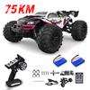 1:16 75 км/ч или 50 км/ч 4WD RC машинка с дистанционным управлением LED машинки высокоскоростной дрифт монстр-трак для детей против игрушек Wltoys 144001