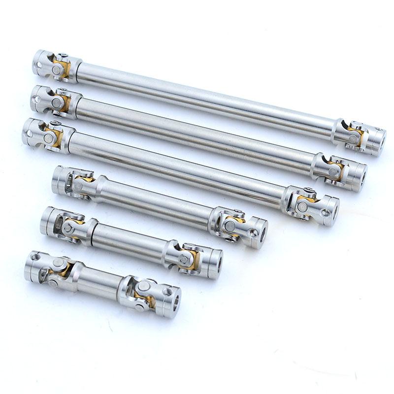 1:14th Scale 45-170mm Metal Transmission Shaft Universal Joint for Tamiya RC Truck Tipper SCANIA 770S VOLVO MAN TGX LESU Car Toy