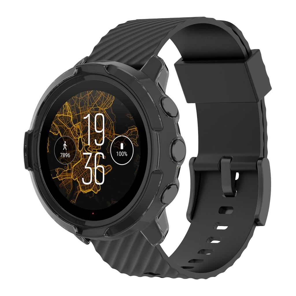 Protective Case Compatible for SUUNTO 7 Smart Watch Dustproof Shockproof TPU Case