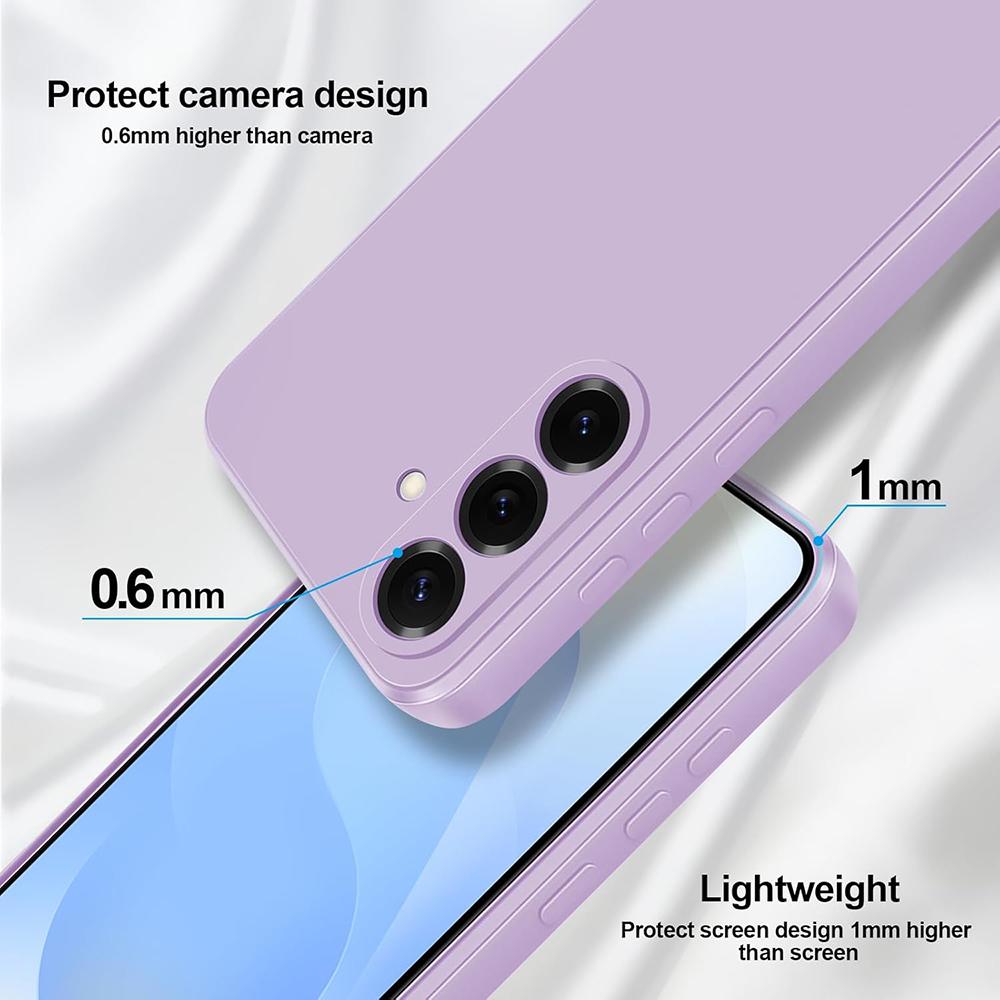 Однотонный квадратный мягкий силиконовый чехол для Samsung S25 Edge S24 S23 S21 S20 FE S22 Ultra Plus Роскошный матовый чехол Coque Fundas