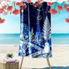 Starry Frosty Wonderland Canvas Print Beach Towel, Quick Drying, Suitable for Travel, Outdoor Sports, Jogging, the Beach and Swimming, Gift