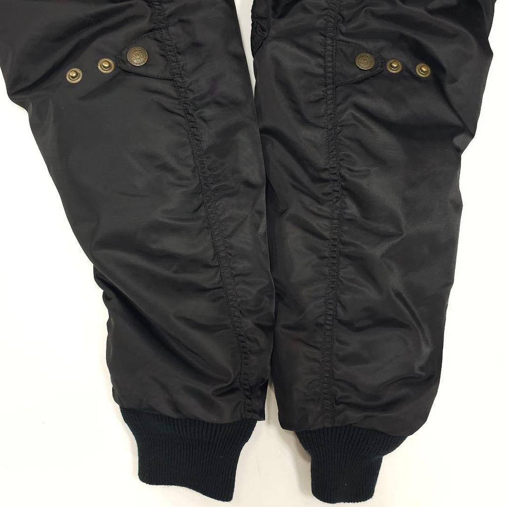 Б/у Летная куртка Houston Racing Jacket MA-1 для байкера Черная