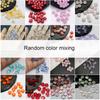 High Quality DIY Jewelry Accessories Lantern Decoration Fashion Beaded 8mm Bracelet Necklace 50Pcs Handmade Making Glass Materials Beads Pumpkin