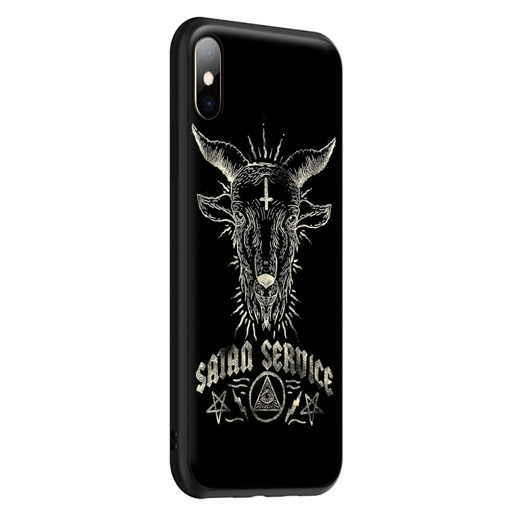 T53 Devil Satan Case for iPhone 13 12 Mini 11 Pro XS Max XR X 8 7 6 6S Plus 5 5S SE 2020