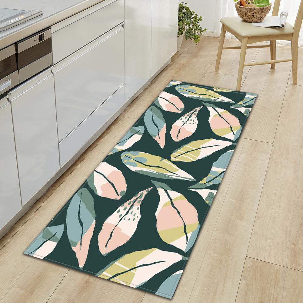 Коврик для входной двери, кухонный коврик, пол для спальни, гостиной, нескользящий напольный коврик, коврик для коридора, ванной комнаты, ковер