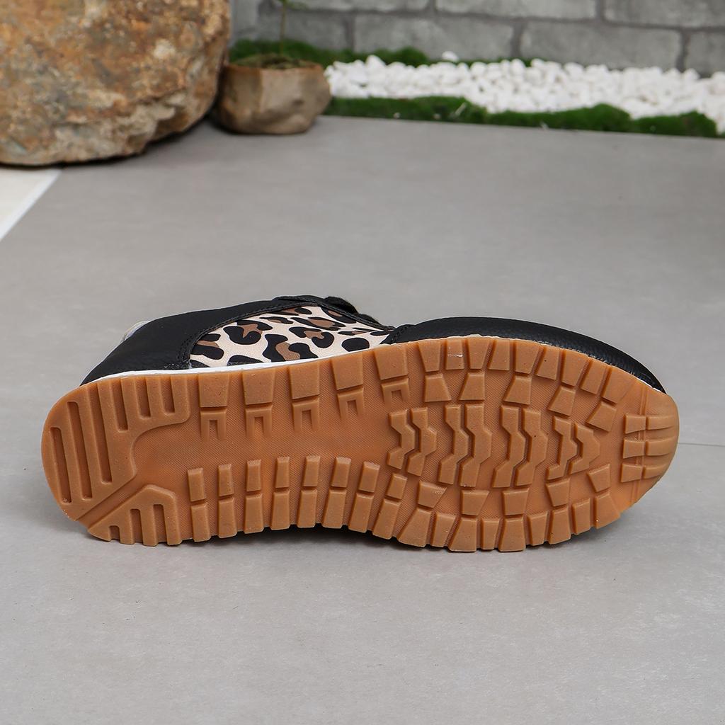 Женская обувь с леопардовым принтом, роскошные брендовые кроссовки для ходьбы на открытом воздухе, легкие дизайнерские кроссовки на платформе, новые зимние повседневные кроссовки