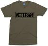 VETERAN T-shirt Army Soldier Forces Military Gift Defence Top for Him Men's Tee