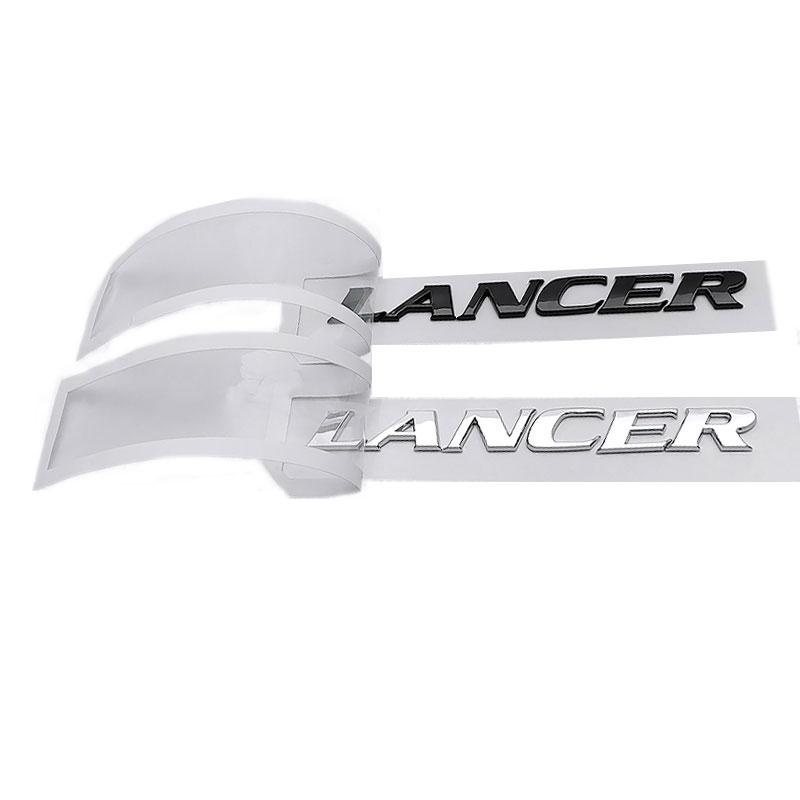 Наклейки на задний бокс с надписью LANCER для автомобиля Mitsubishi LANCER EX, наклейки на багажник, декоративные эмблемы, аксессуары