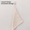 5 Pcs Kitchen Towels Solid Color Dish Towels with Lanyard Absorbent Hand Towels Cleaning Rags for Household Tasks