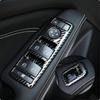 5Pcs/Set Carbon Fiber Look Window Lift Switch Button Frame Sticker Fit for Mercedes-Benz A/B/C/E Class /CLA/GLA/GLE/ML/GLK