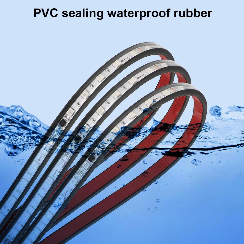 Красочные гибкие светодиодные ленты 24 В атмосферные лампы для крыши грузовика супер яркие 1-2,4 м