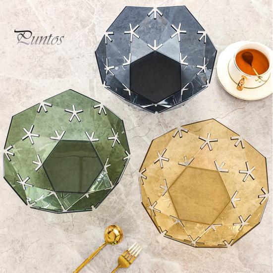 Нежная европейская толстая тарелка для фруктов, устойчивая к падениям, кухонный стол для хранения, тарелка для отеля