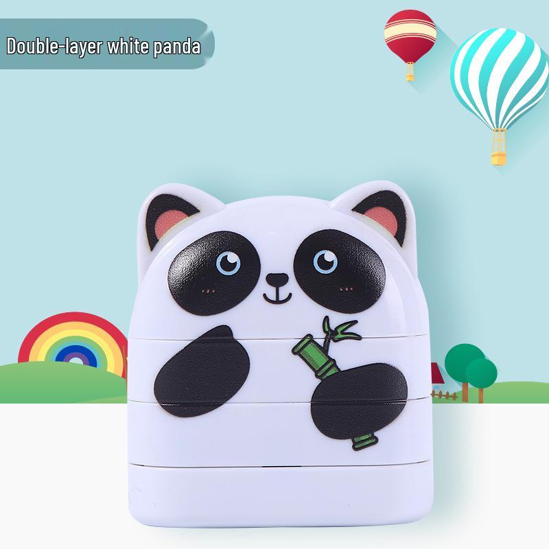 Dual-Layer Children's Two-Color Name Stamp