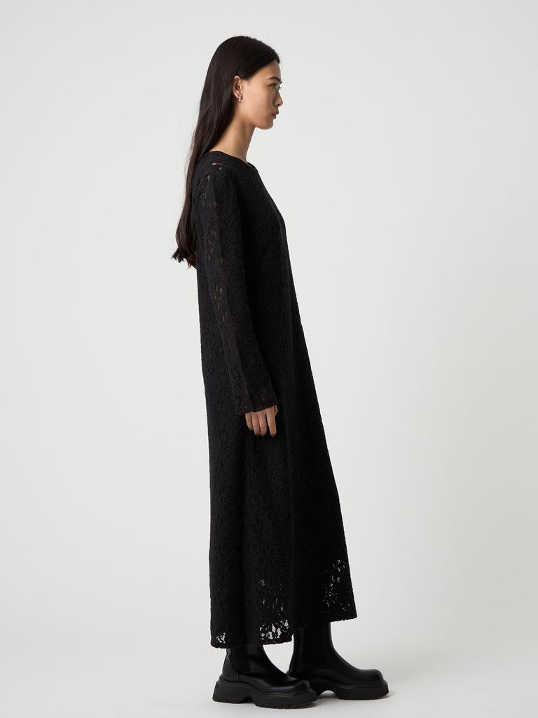 [United Arrows Green Label Relaxing] EMMEL REFINES EM Lace Long Dress 66261000001 0950 BLACK(09) M
