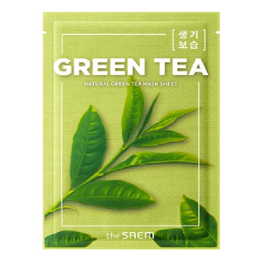 The Saem Натуральная маска (1 лист) (Выберите 1 из 5 типов: Центелла азиатская/Огурец/Рис/Авокадо/Чайное дерево)