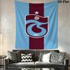 Trabzonspor poster Wall Hanging Printed Fabric Blanket Decorative Tapestries for Bedroom Living Room Home Decor