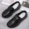 2025 Outdoor Travel Outdoor Travel Sneakers PU Leather Velcro Flats Mom Shoes