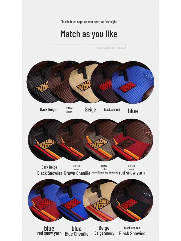 Автомобильные коврики с полным покрытием, изготовленные на заказ для моделей BAIC Senova D50, D70, X25, X35, X55, X65, Zhidao, Zhixing, D20