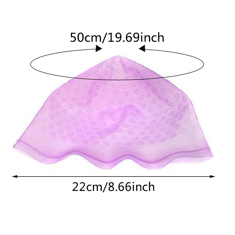 Многоразовая шапочка для окрашивания волос, шапочка для мелирования, белая глазурь с крючками, удобный цветной инструмент для ухода за волосами высокого качества