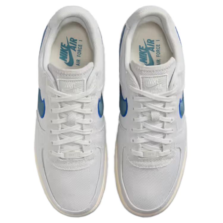 Nike Кроссовки Air Force 1 Low Canvas Photon Dust Game Royal Pale Ivory Smokey Blue HV1204-001