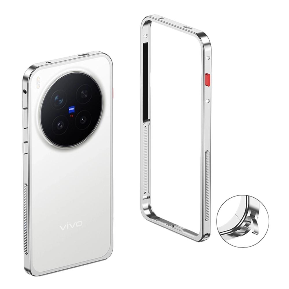 For vivo X300 Pro 5G Bumper Case Metal Frame Heat Dissipation Cover