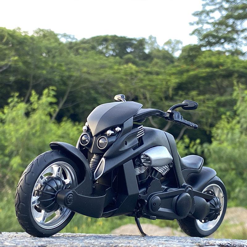 1/12 Yamaha Tyrannosaurus Rex V-REX Racing Motorcycle Simulation Alloy Motorcycle Model Sound and Light Collection Kids Toys Gift