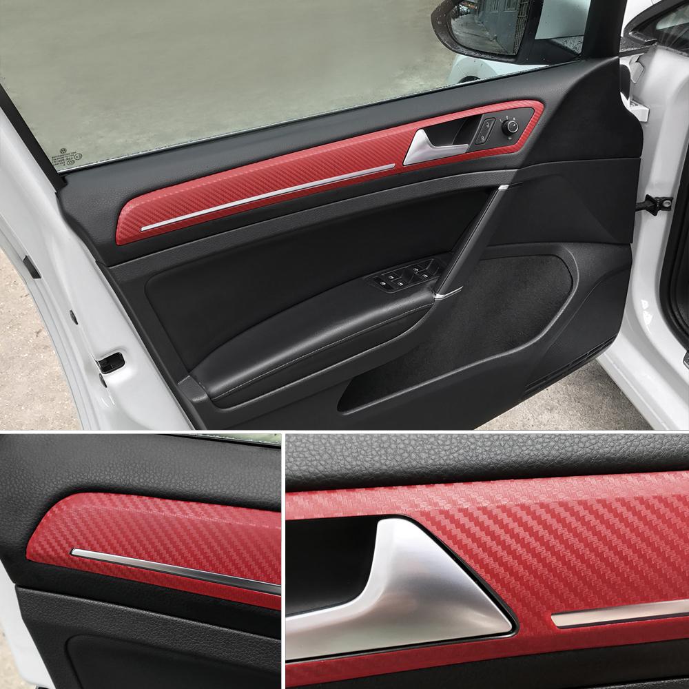 50 см в ширину 3D углеродное волокно виниловая пленка 3M наклейки для автомобиля водонепроницаемые DIY авто мотоцикл автомобиль стайлинг обертка рулон аксессуары