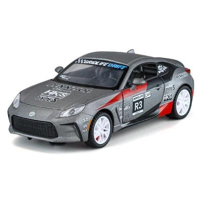 1/32 Toyota GR86 литой спортивный автомобиль модель детский рождественский подарок игрушка звук свет