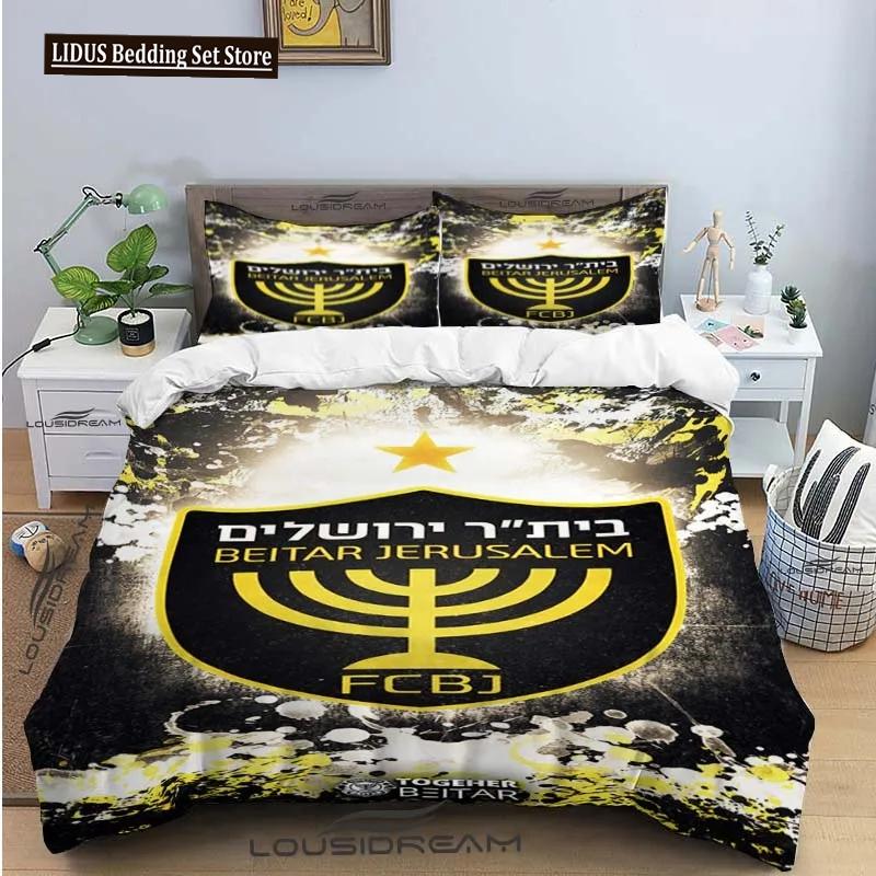 Beitar Jerusalem Fc All Season Twin Постельное белье Комплект из 3 предметов Одеяло Покрывало Двуспальное Одеяло King Покрывало Домашний Текстиль
