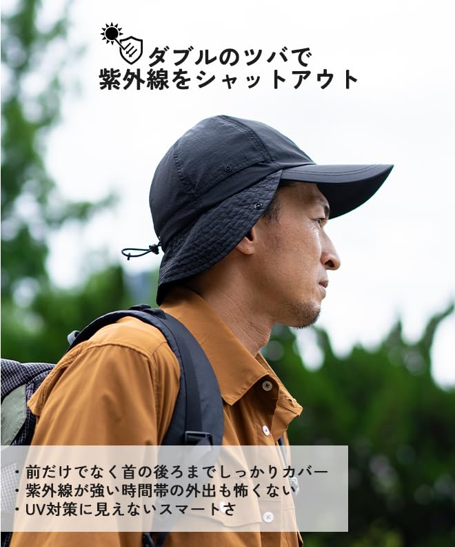 [NAKOTA] КЕПКА С ДВОЙНЫМ КОЗЫРЬКОМ Солнечная шляпа с двойным козырьком Бейсболка Шляпа Кепка Мужская Женская Летняя УФ-лучи Тепловой удар УФ-защита Защита от солнца Прохладная