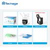 Techage 4MP PTZ WIFI IP Camera Speed Outdoor Wireless AI Security Surveillance IP Camera Full Color Night Two Way Audio ONVIF