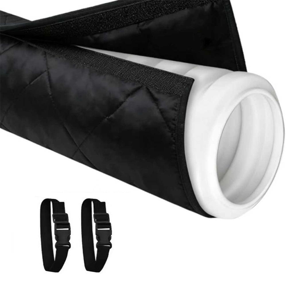 Adjustable Straps Portable AC Hose Sleeve Waterproof Exhaust Hose Wrap Household