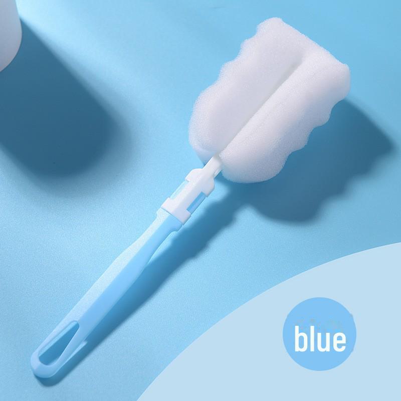 Щетка-губка со съемной ручкой для чистки чашек и бутылок