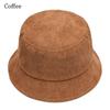 Corduroy Bucket Hat Soft Panama Hat Outdoor Sun Cap  Men Women