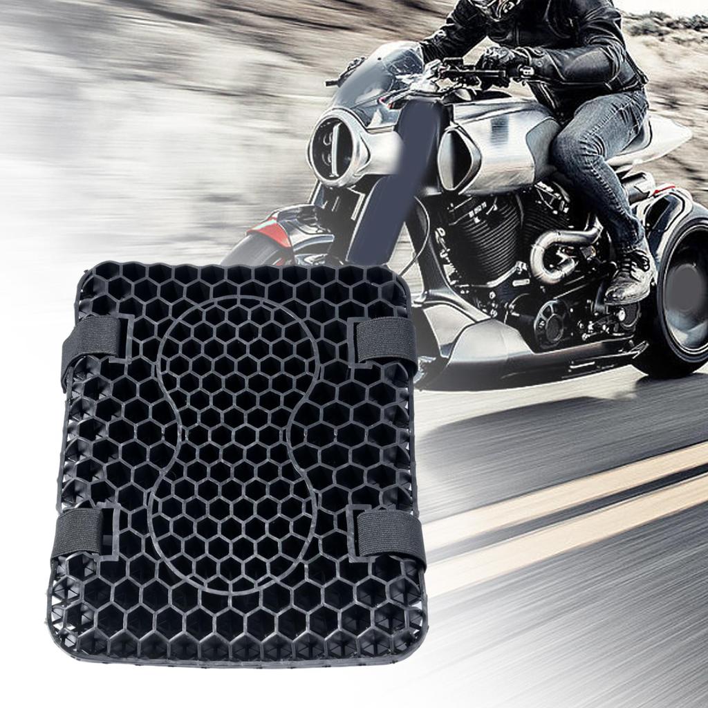 Motorcycle Seat Cushion Shock Absorption Accessories Motorcycle Bench Cushion Non Slip for Winter Long Distance Cycling