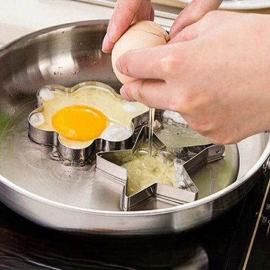 Кольцо из нержавеющей стали в форме сердца для омлета и яиц