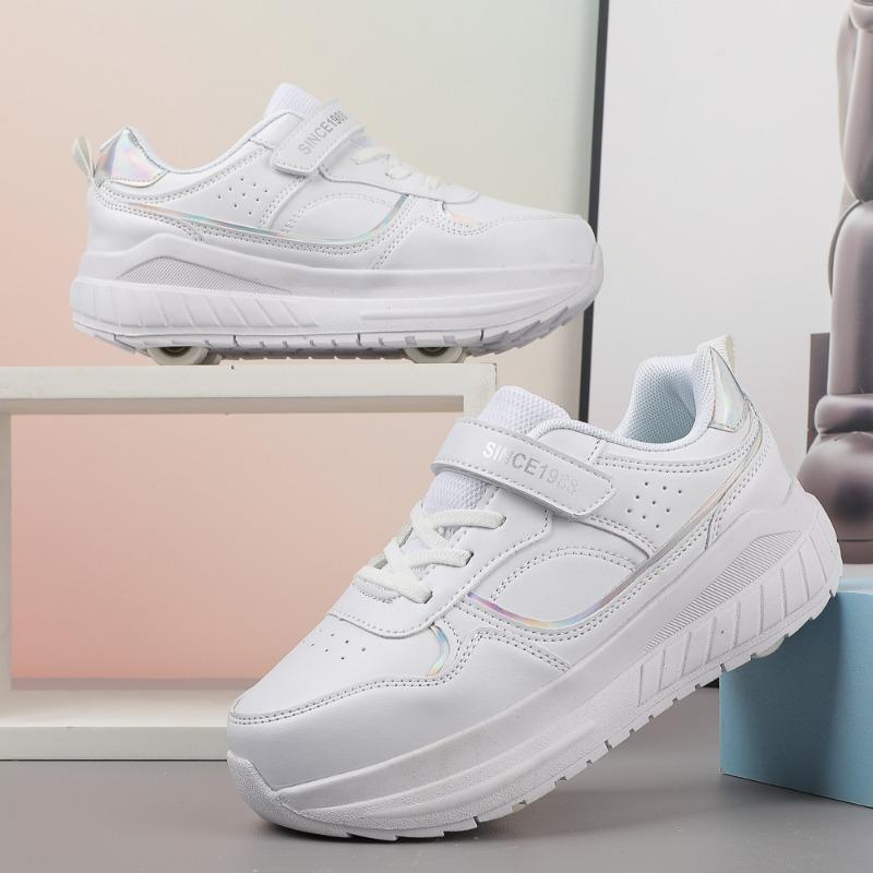 31-40 Children's Four-wheel Detachable Flat Sports Shoes Outdoor Roller Skating Sports Girls Shoes