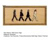 Настенный декор Abbey Road, 3D, классическая деревянная картина с изображением группы, ретро-музыкальный декор, настенный знак, подарок для поклонников, любителей музыки