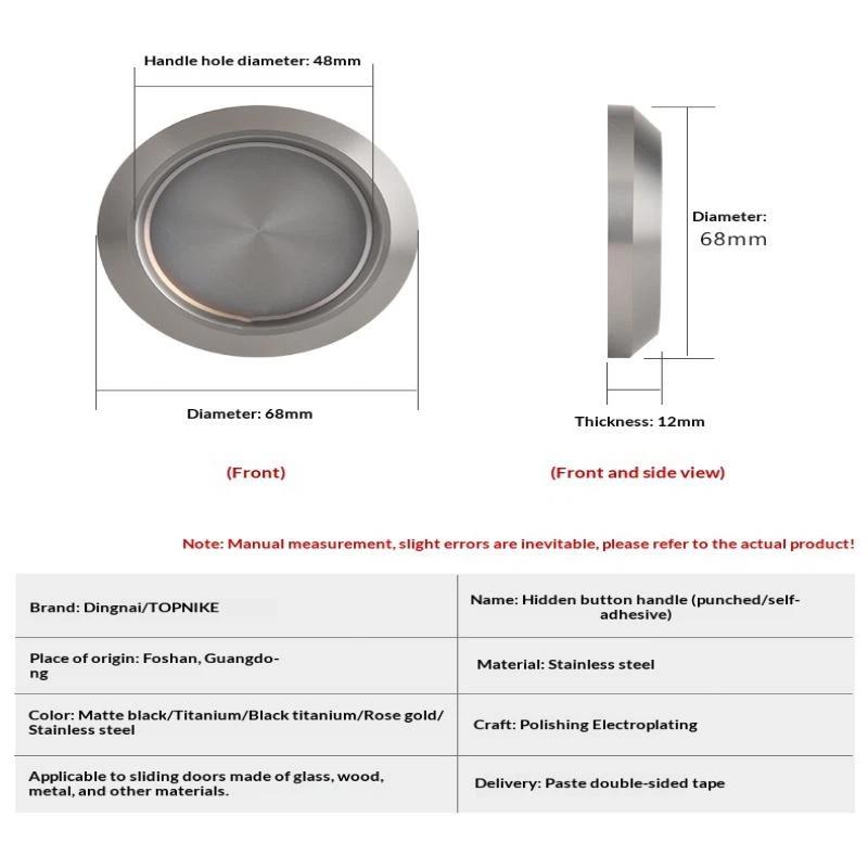 Многофункциональная невидимая дверная ручка из нержавеющей стали, скрытые раздвижные ручки для шкафа, встроенные мебельные ручки, для стеклянных дверей