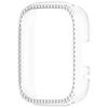 Для Xiaomi Redmi Watch 3 Lite/Watch 3 Active Прозрачный чехол для часов Декоративный дизайн с полыми стразами PC Чехол для часов