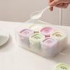 Поднос для заморозки продуктов с крышкой Силиконовая форма для порционного контроля для пюре бульона Легко извлекается Не содержит Бисфенол А Штабелируемый Важный элемент хранения для домашних блюд для детей